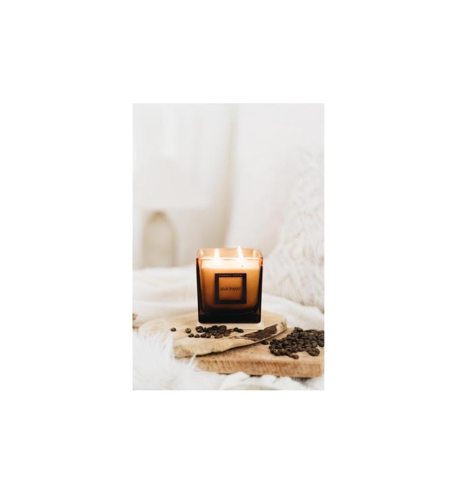 AVA & MAY - Bougie parfumée Niennesse Coffee, 550 g