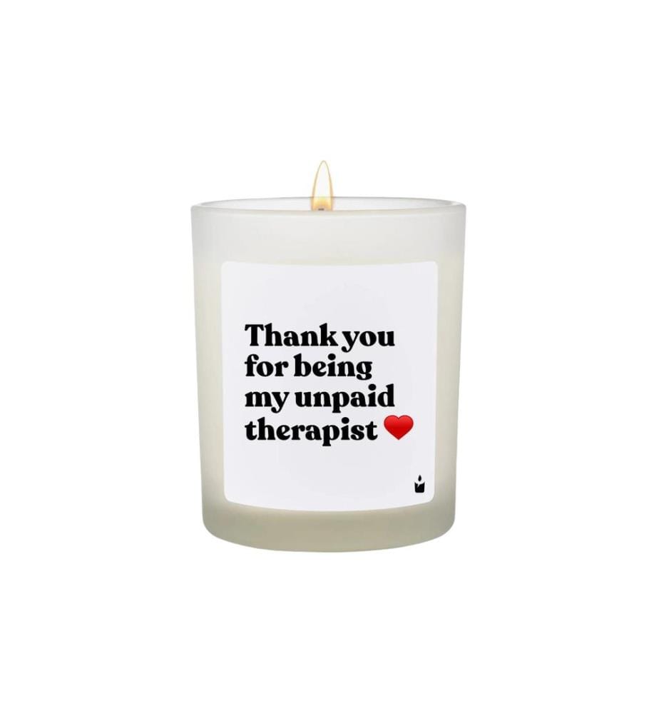 ChattyCandles - Duftkerze Thank you for being my unpaid therapist 6.7 x 8 cm