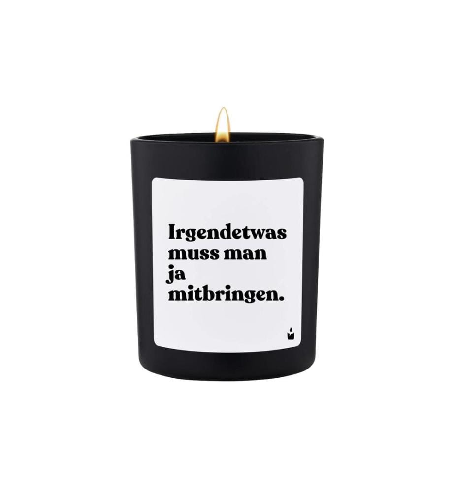 ChattyCandles - Bougie parfumée Il faut bien apporter quelque chose 6.7 x 8 cm