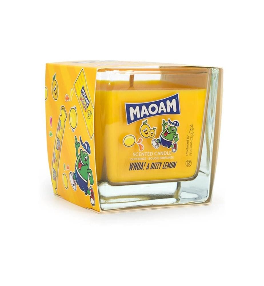 BALTHASAR - Duftkerze Maoam Dizzy Lemon 8 x 8 cm, 200 gr