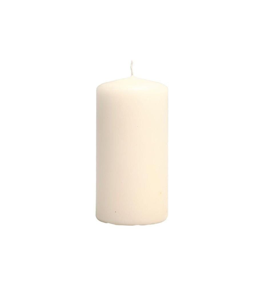 CREATIV COMPANY - Zylinderkerze Ø 5 cm Crème, 6 Stück