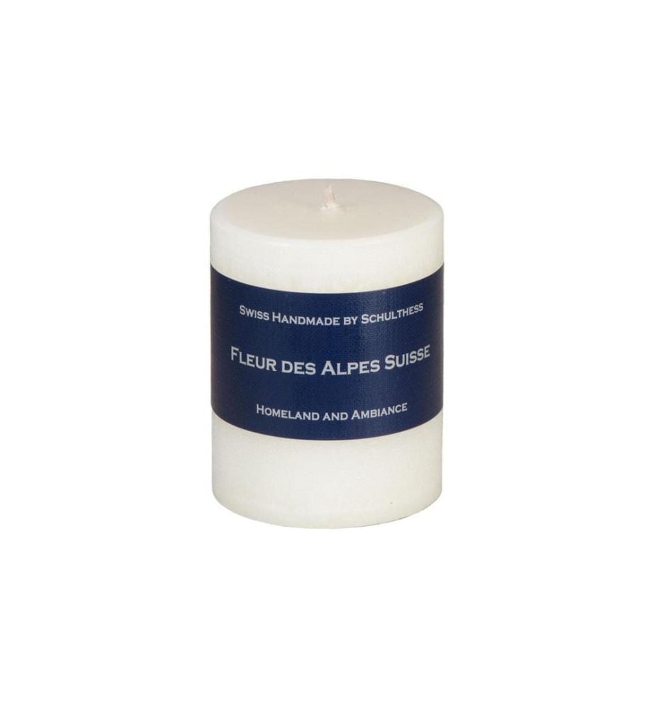 SCHULTHESS KERZEN - Bougie parfumée Fleurs des Alpes Suisse 8 cm