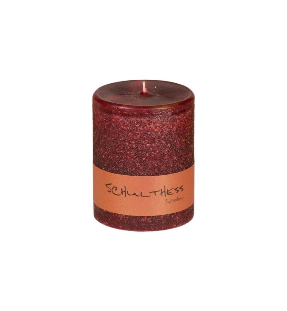 SCHULTHESS KERZEN - Kerze Dunkelrot 12 cm