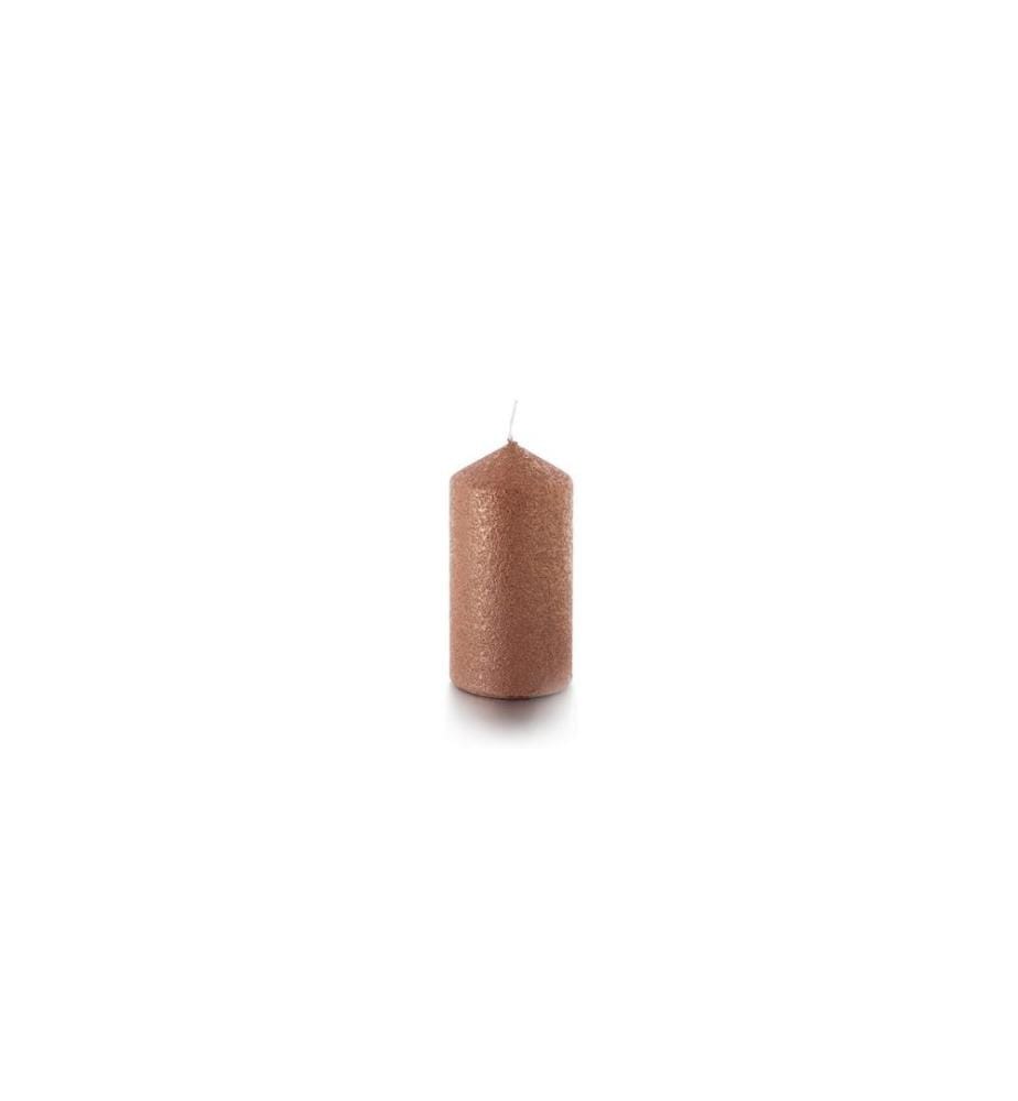BALTHASAR - Bougie cylindrique Poreux 7 x 14, Cuivre