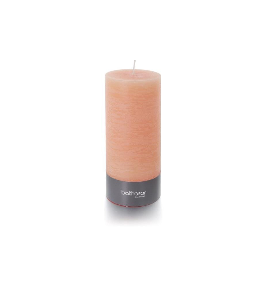 BALTHASAR - Zylinderkerze Rustico 20 x 9 cm, Apricot