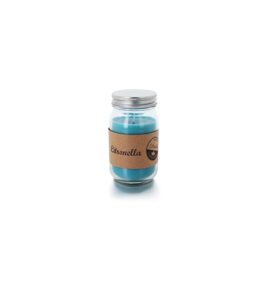 BALTHASAR - Bougie de jardin Citronella Jar Bleu