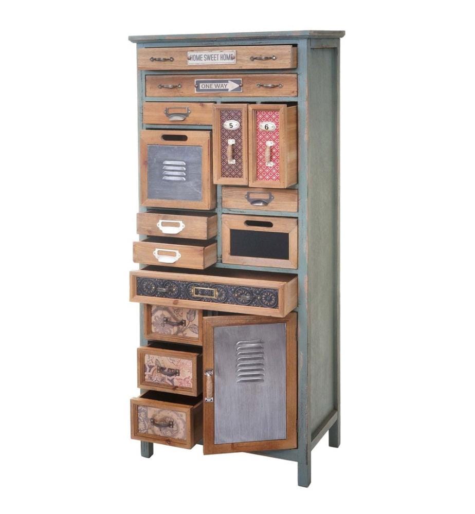 Armoire à pharmacie Ko mmode, bois de sapin 138x57x32 cm