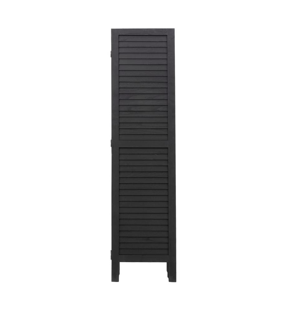 Paravent Cloison Shabby-Look 170x200 cm - anthracite