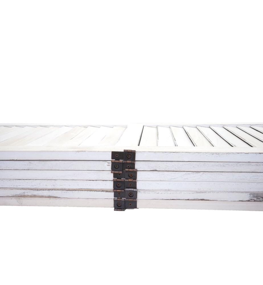 Paravento Shabby Chic 170x240 cm - bianco