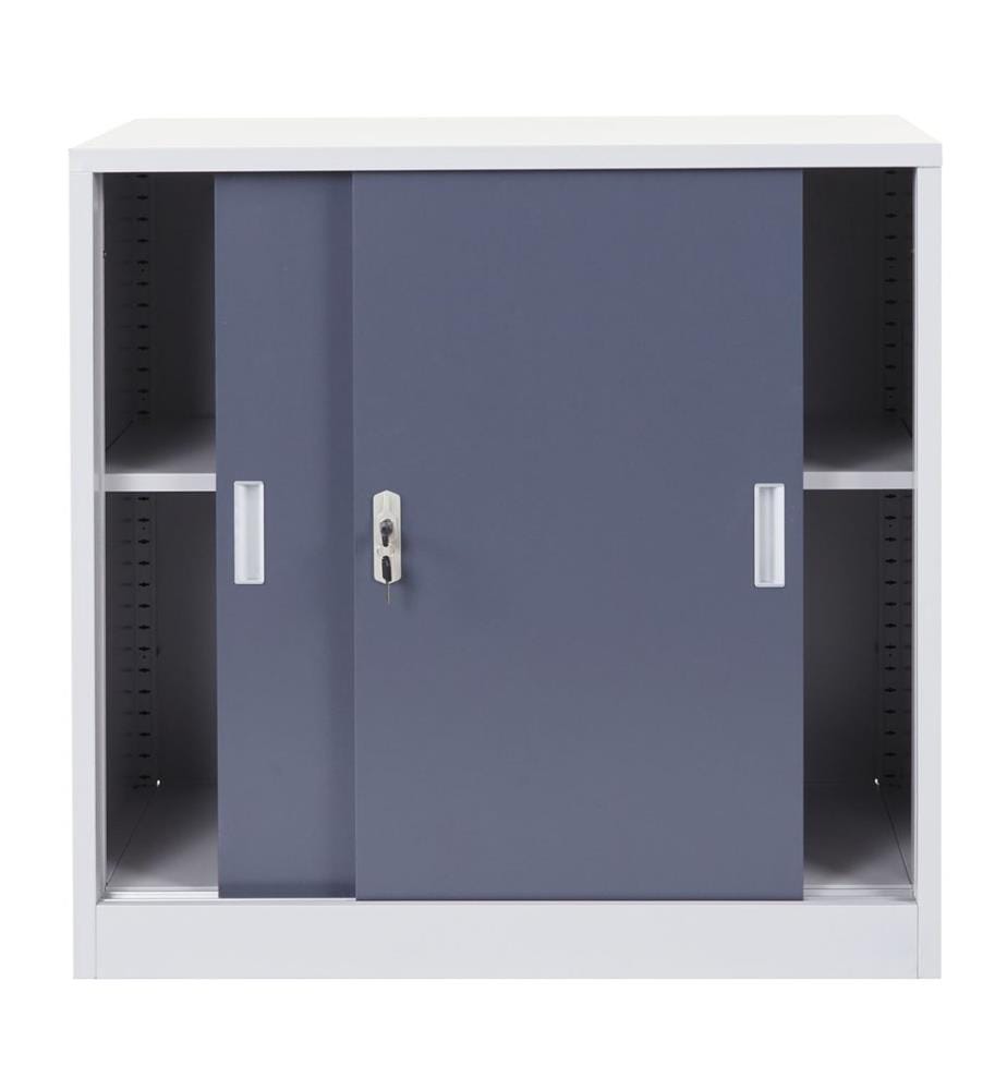 Cartella Boston con ante scorrevoli 90x90x45 cm antracite