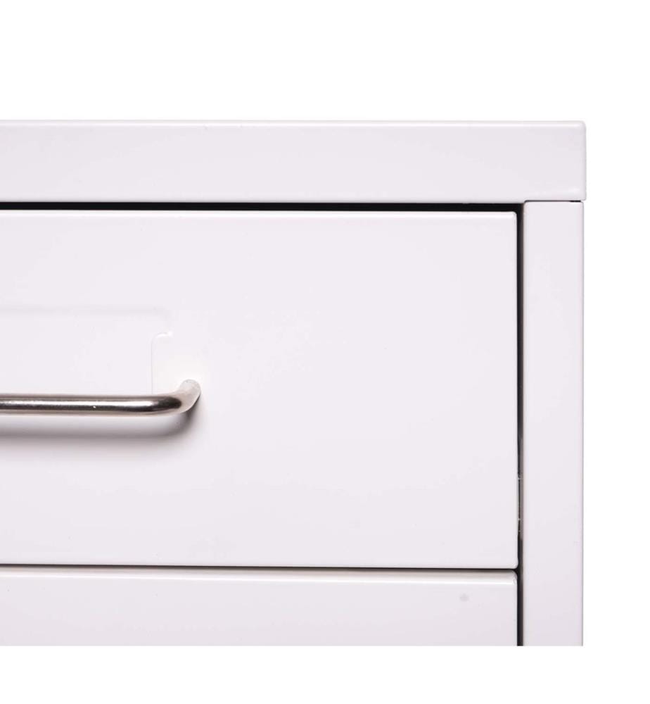 Rollcontainer Boston 4 Schubladen 48x28x41 cm weiss