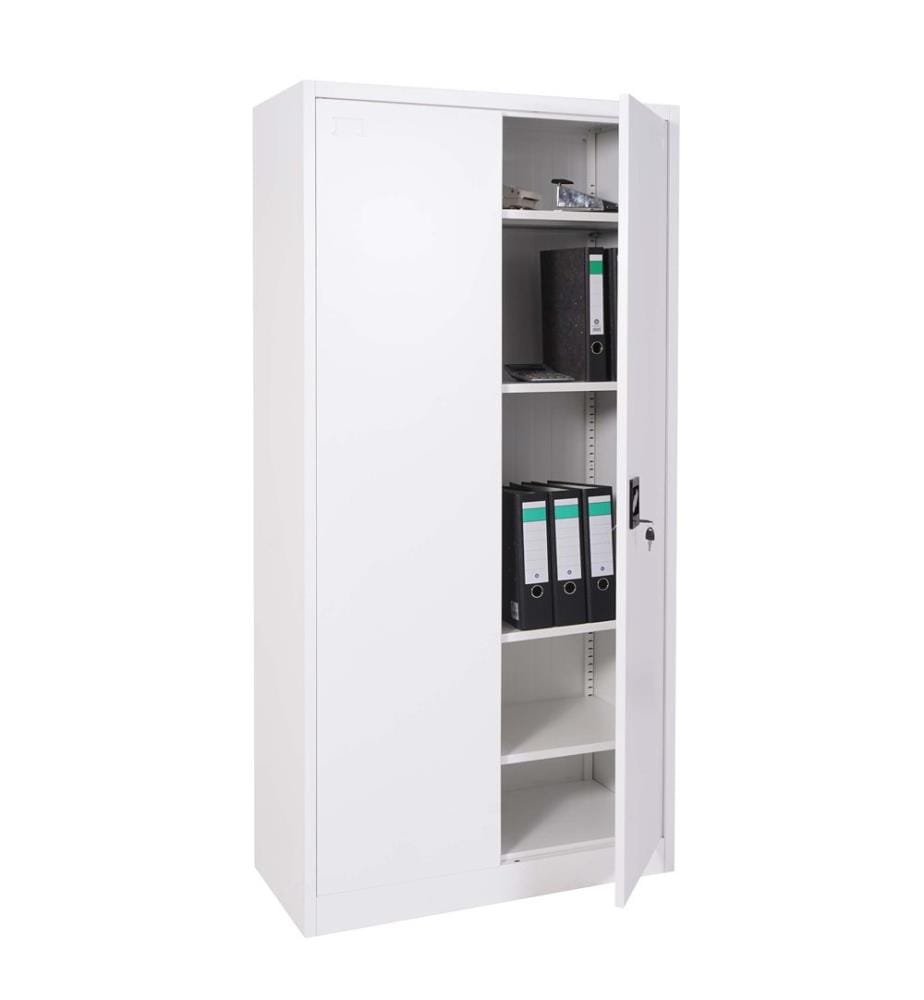 Filing cabinet JAM-H17 2 doors lockable metal 185x90x40 cm