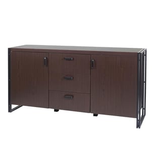 Sideboard HWC-A27 Ko mmode Armoire 80x160x40 cm Métal