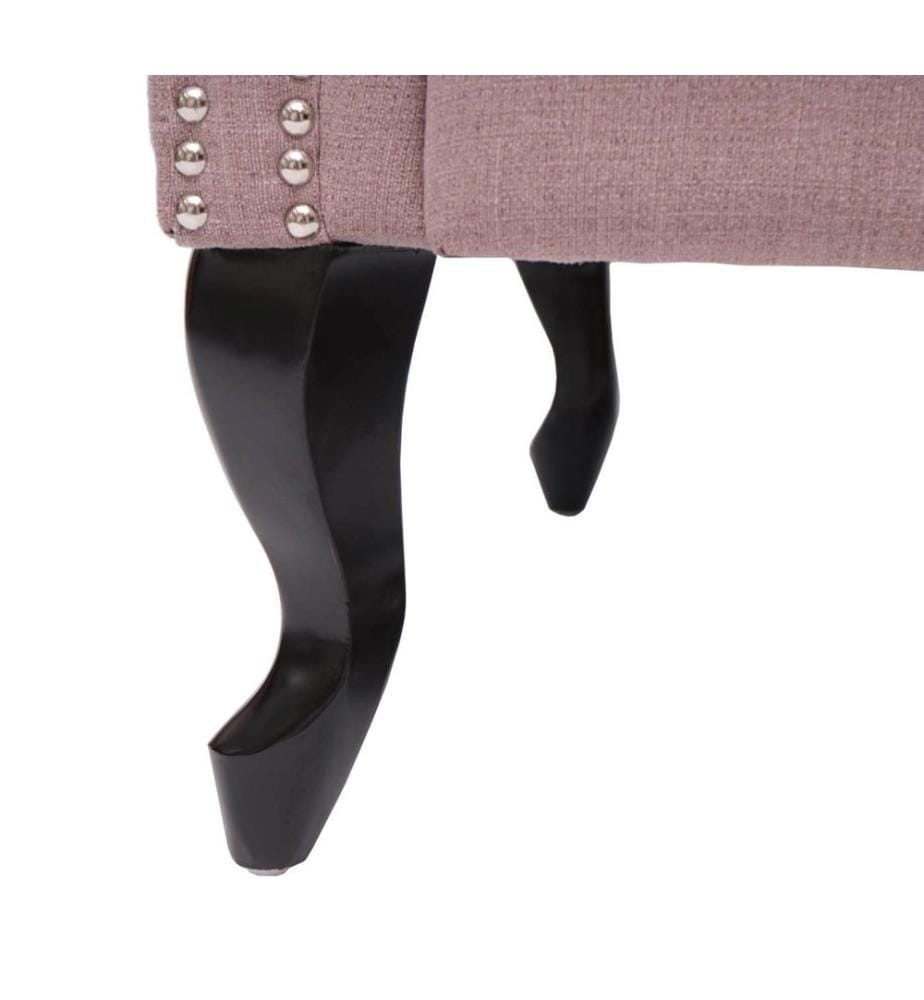 Pouf Chesterfield vintage rosa