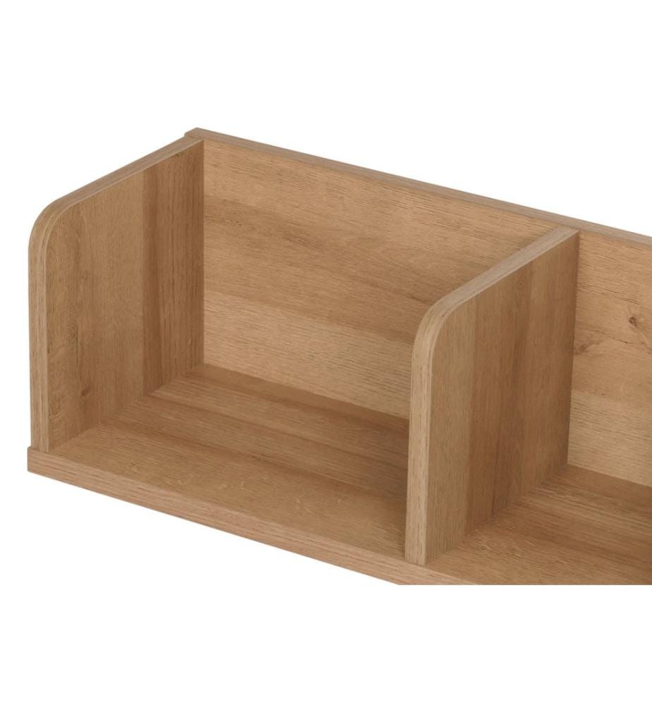 Wall shelf JAM-M48 Floating shelf 3 compartments 20x120x21 cm natural mango wood