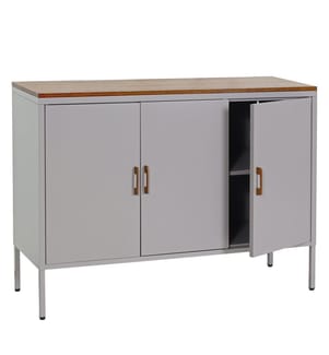 Ko mmode JAM-L84 acier Buffet 3 portes 90x120x40 cm