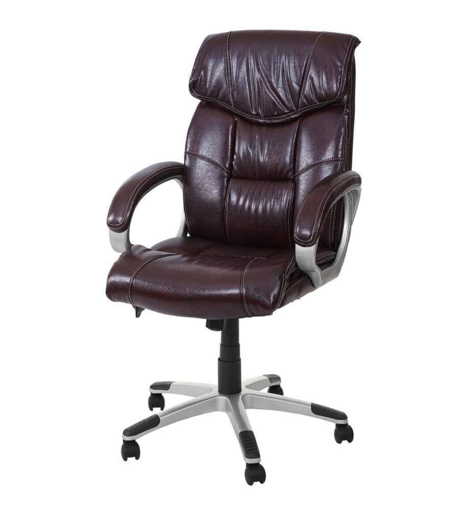 Bürostuhl Chefsessel Kunstleder bordeaux