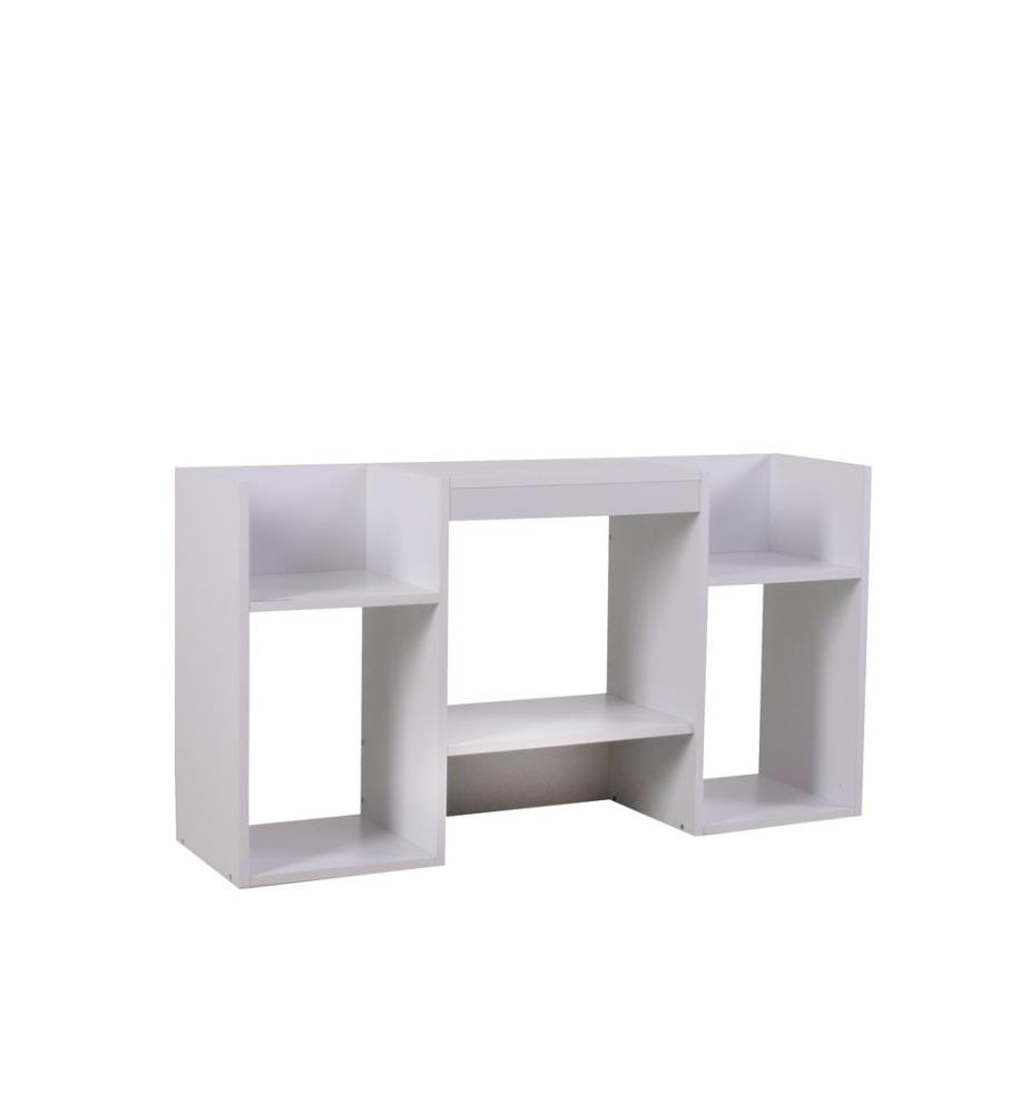 Standregal TV-Rack aus Holz 109x59x30 cm - weiss