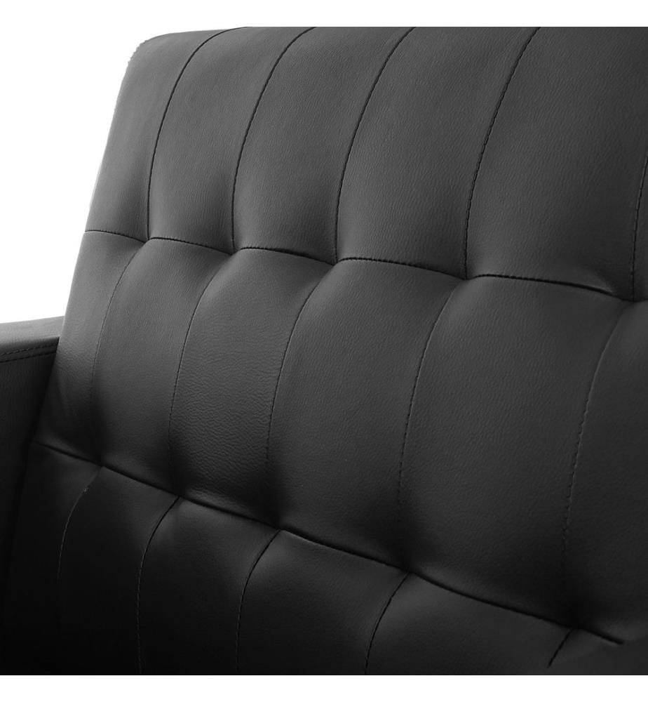 3er Sofa Kunda Couch Loungesofa Schwarz