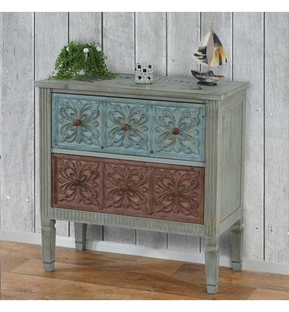 Shabby Chic Ko mmode Aveiro Vintage 80x79x40 cm