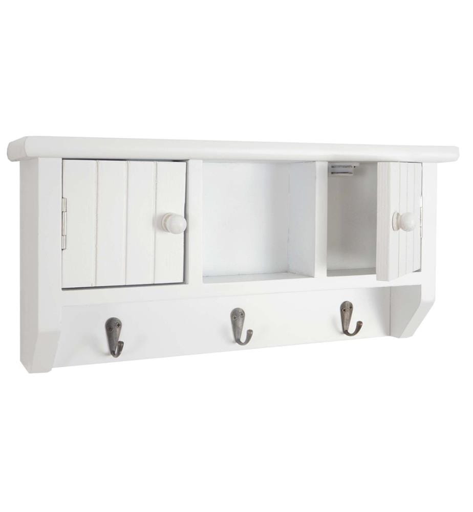 Tableau à clés Pitea avec portes blanc