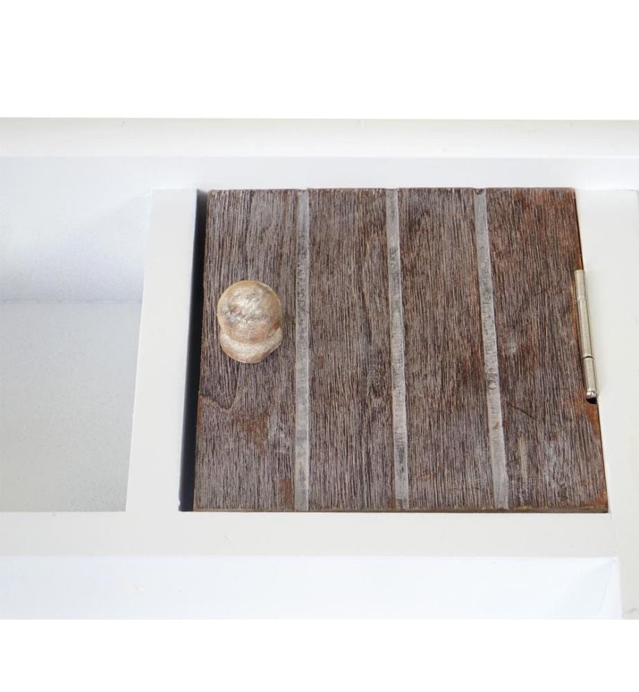 Pitea key rack with doors - brown