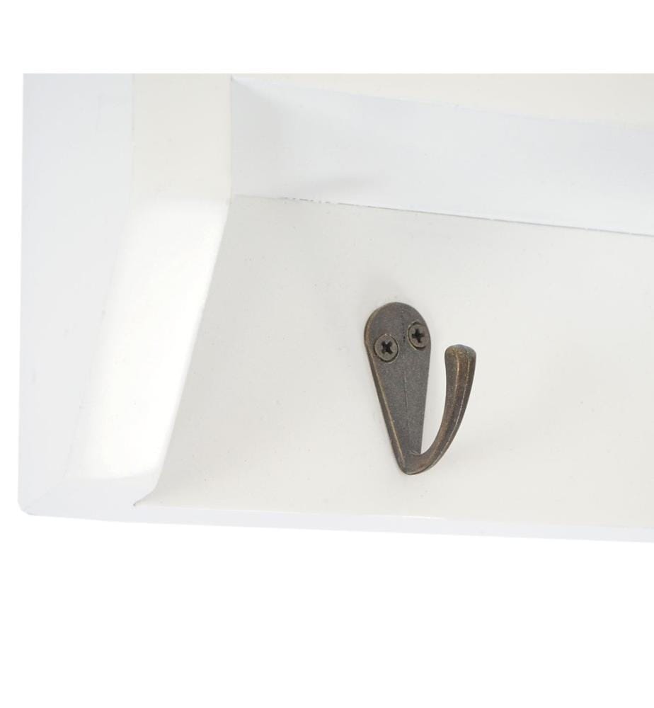 Pitea key rack with doors - brown