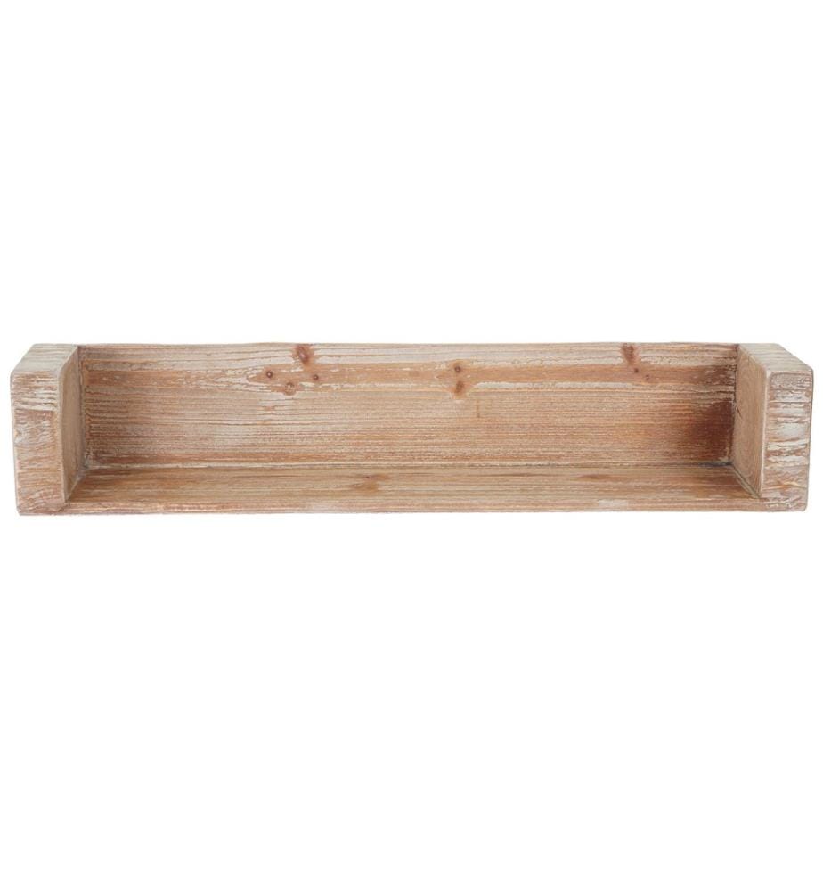 Scaffale a muro Scaffale da appendere, legno massiccio di abete rustico - 60 cm