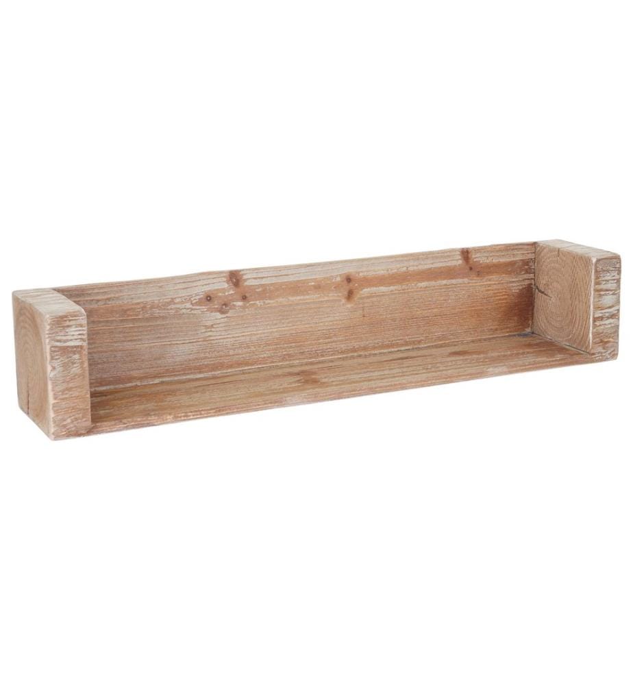 Scaffale a muro Scaffale da appendere, legno massiccio di abete rustico - 60 cm