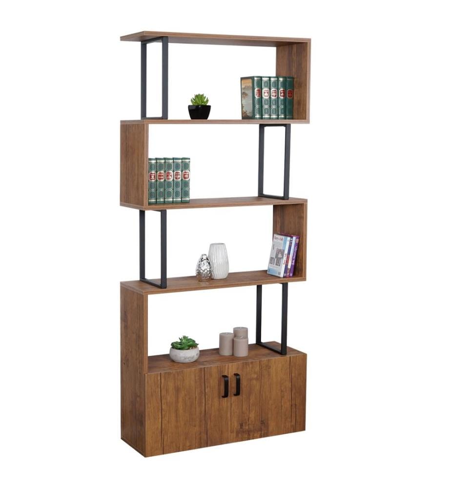 Bücherregal JAM-A27 Standregal Raumteiler 183x80 cm Wildeiche-Optik