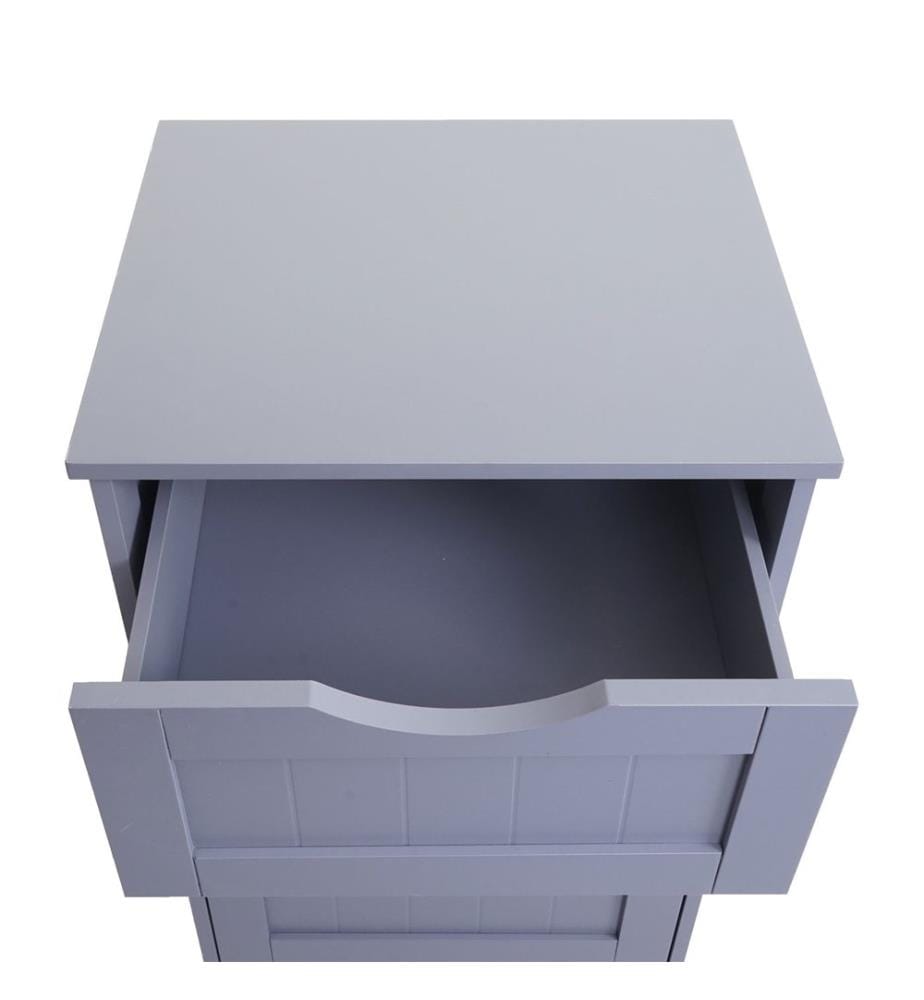 Vintage Ko mmode Nostalgie 4 cassetti 80x30x26 cm grigio
