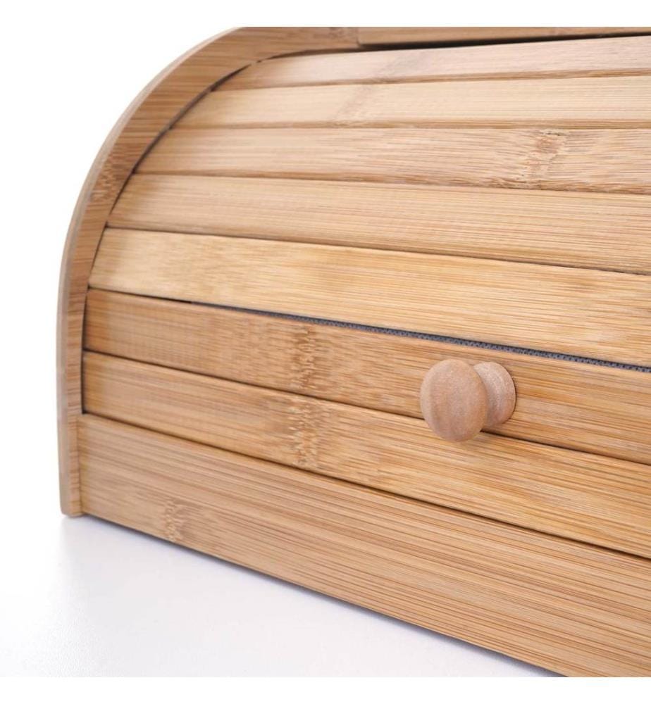 Brotkasten Brotbox Bambus mit Rolldeckel