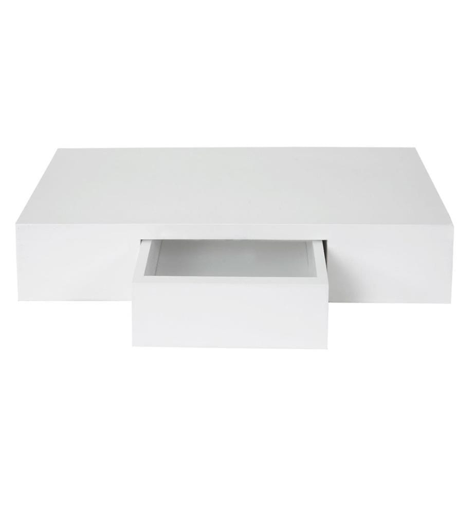 Wandregal Oise Regal mit Schublade 40 cm weiss