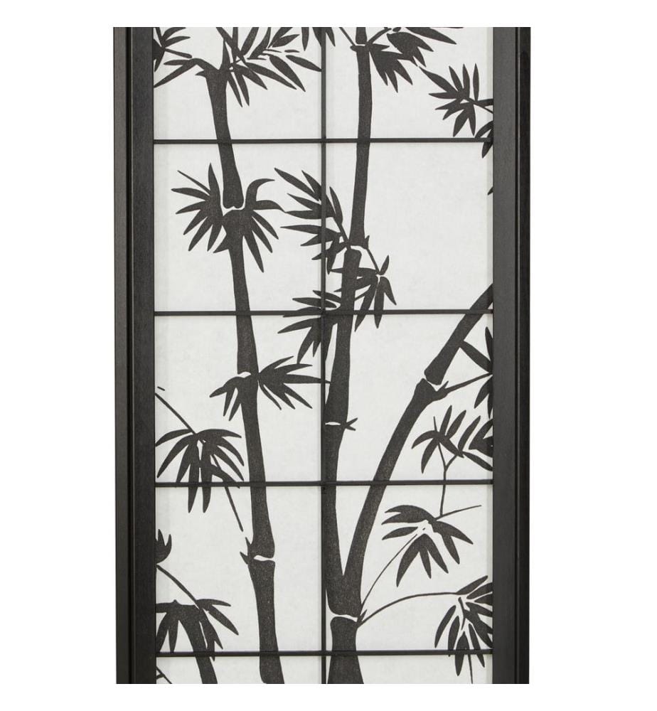 Divisorio in legno 4 pezzi nero