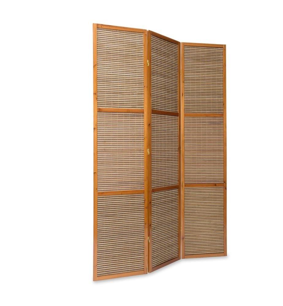 Divisorio in legno a 3 pezzi marrone