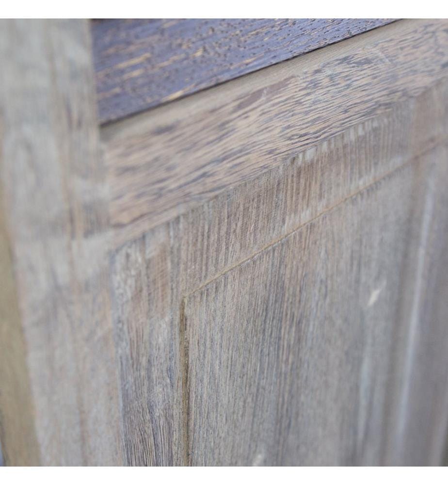 Divisorio 3 pezzi in legno marrone-grigio