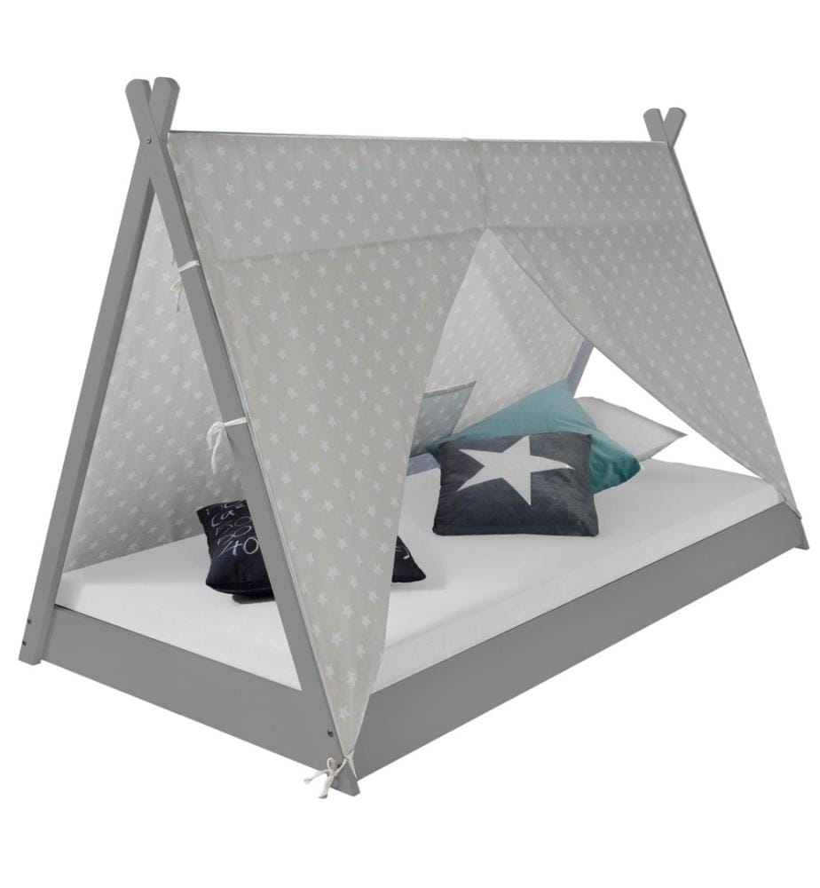 Kinderbett TIPI 90x200 cm Grau