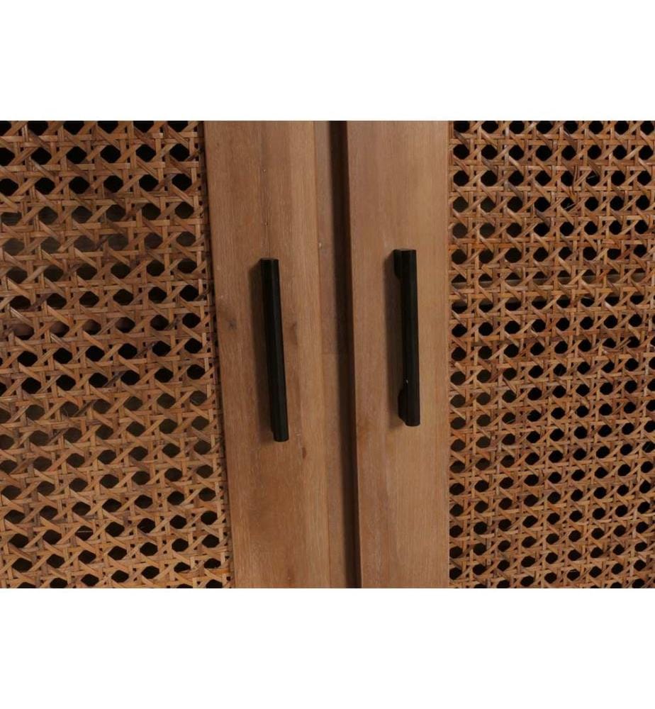 Buffet Highboard rotin acacia massif 82x160x45 cm