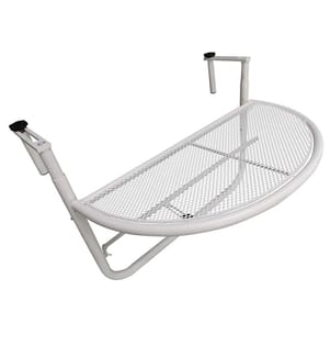 Table de balcon Table de balcon suspendue blanche