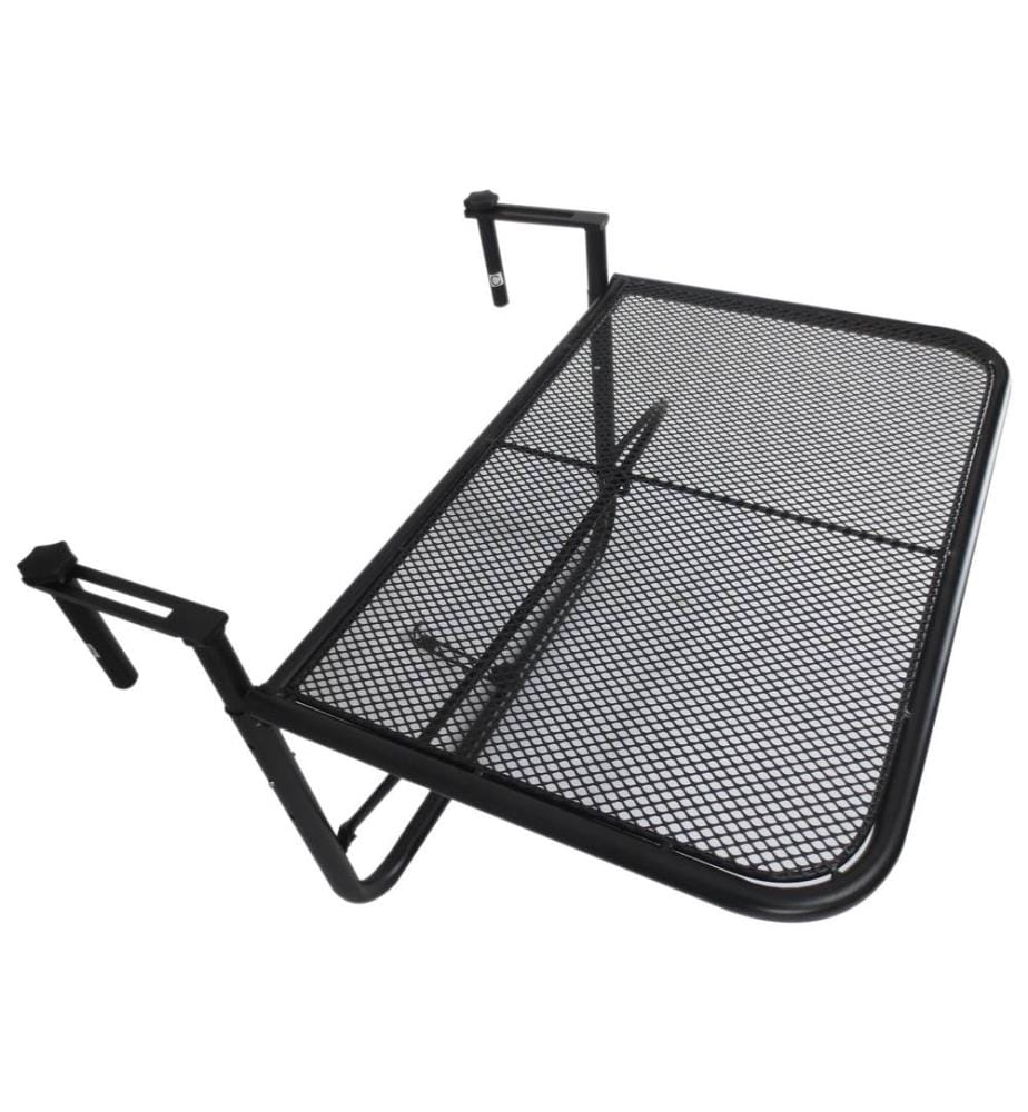 Table de balcon Table de balcon suspendue noire