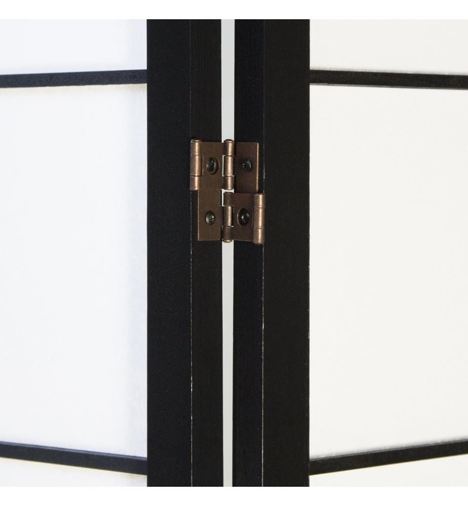 Divisorio in legno 4 pezzi nero