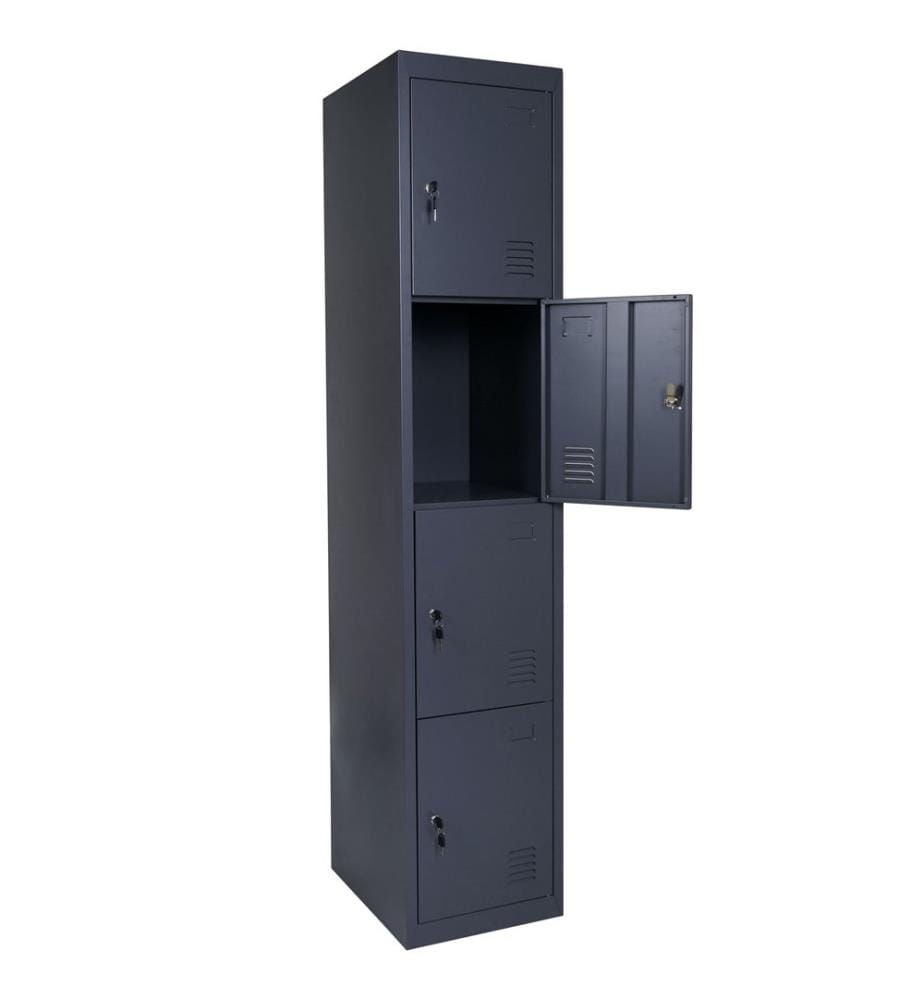 Schliessfach Boston Spind Metall 180x38x45 cm anthrazit