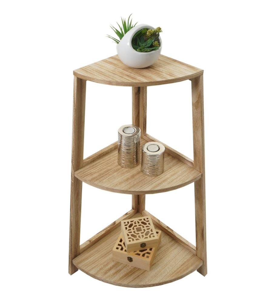 Eckregal JAM-K44 Standregal 80x37x37 cm MDF naturbraun