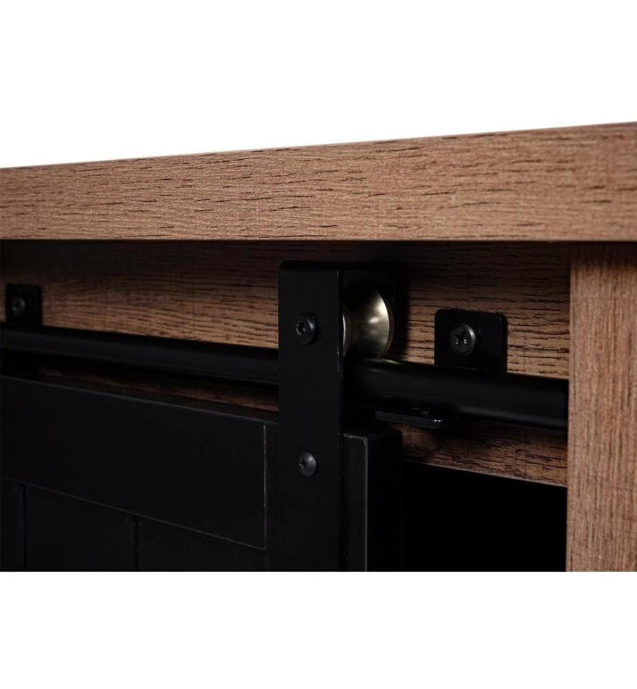 Armadio JAM-K75 Ko mmode Credenza ad ante scorrevoli 163x76x38 cm