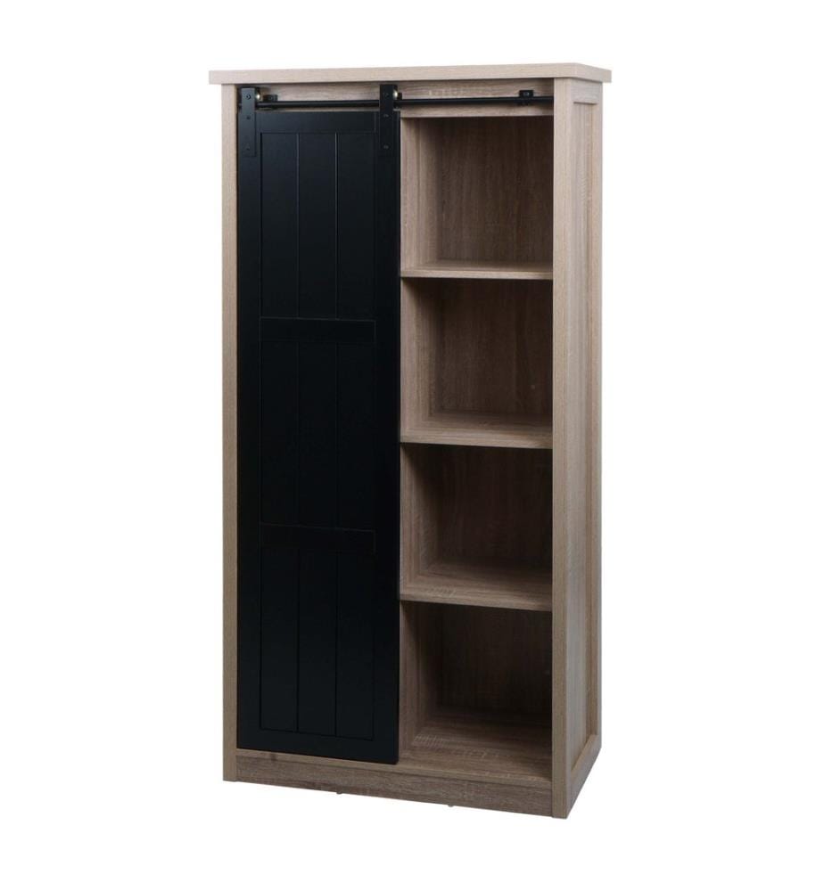 Armadio JAM-K75 Ko mmode Credenza ad ante scorrevoli 163x76x38 cm
