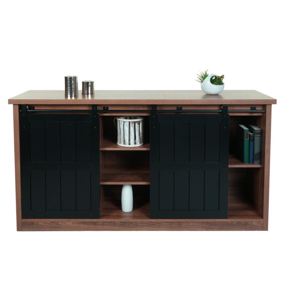 Credenza JAM-K75 Credenza a ripiani Anta scorrevole 84x150x40 cm