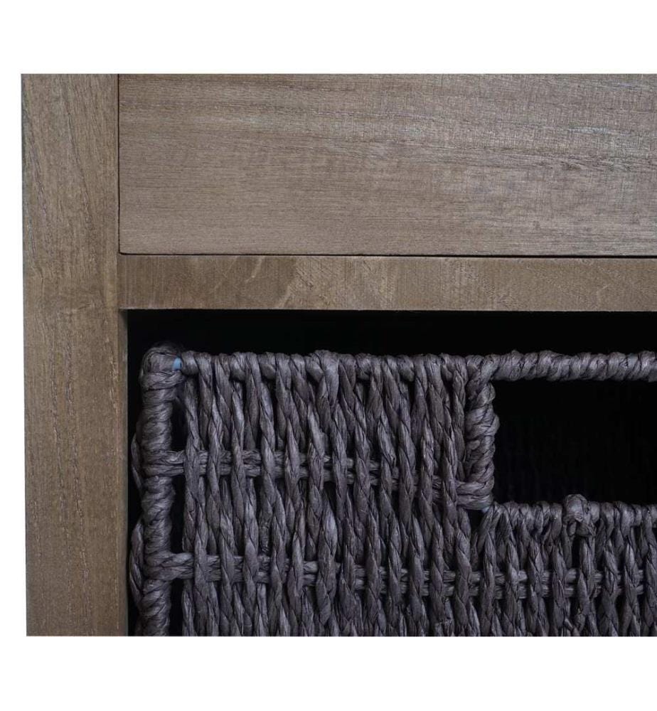 Ko mmode JAM-K84 con cesti in legno FSC naturale marrone scuro