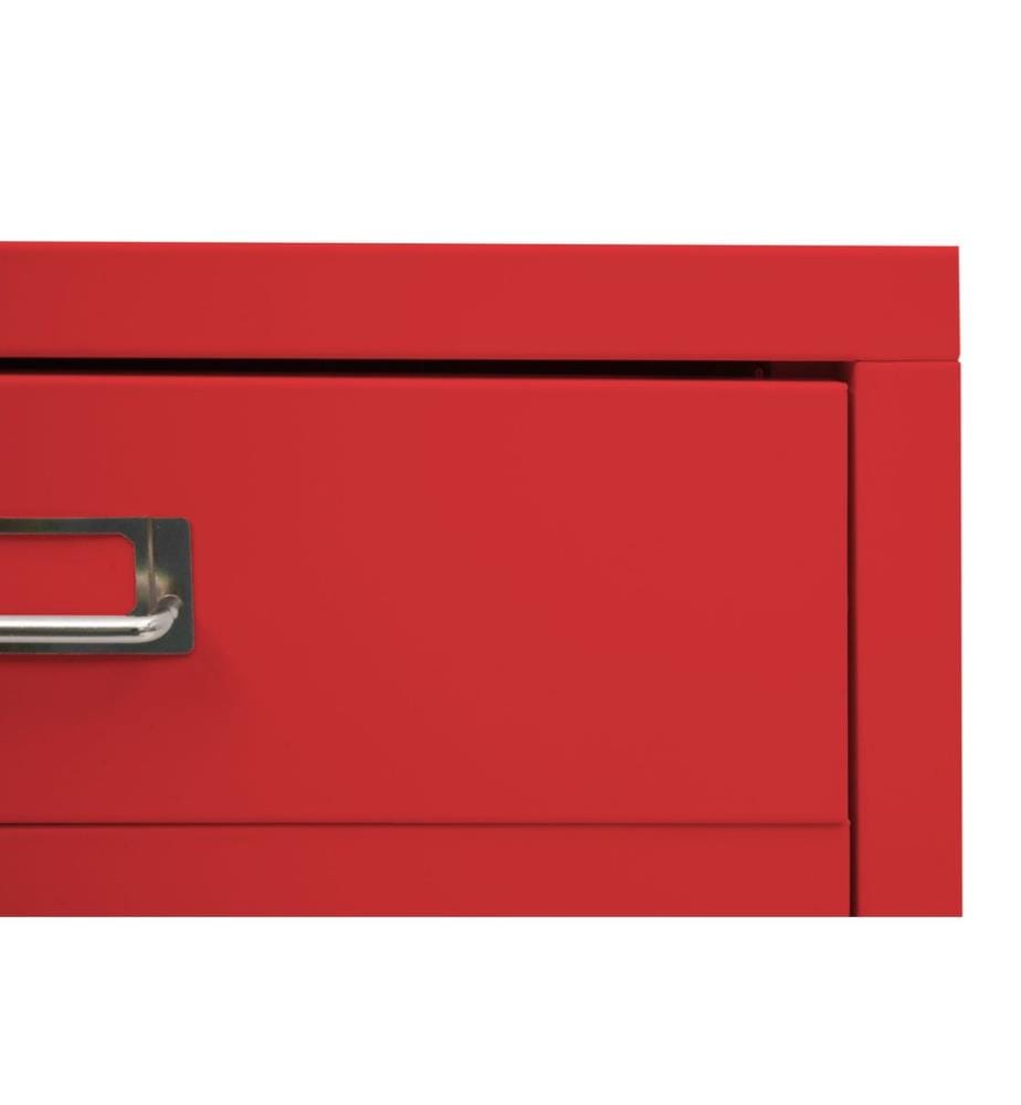 Caisson à roulettes JAM-L49 Armoire de classement en métal 75x40x41 cm 5 tiroirs