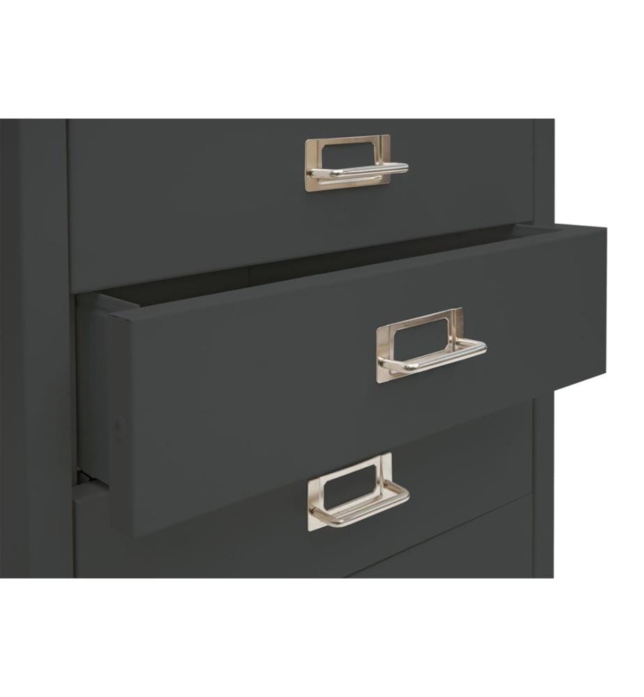 Caisson à roulettes JAM-L49 Armoire de classement en métal 75x40x41 cm 6 tiroirs