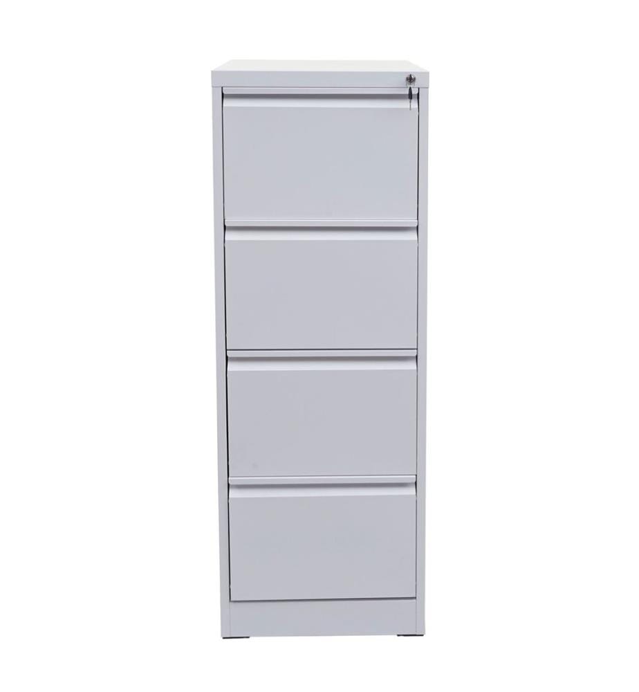 Armoire à dossiers suspendus Armoire à dossiers verrouillable 134 cm blanc